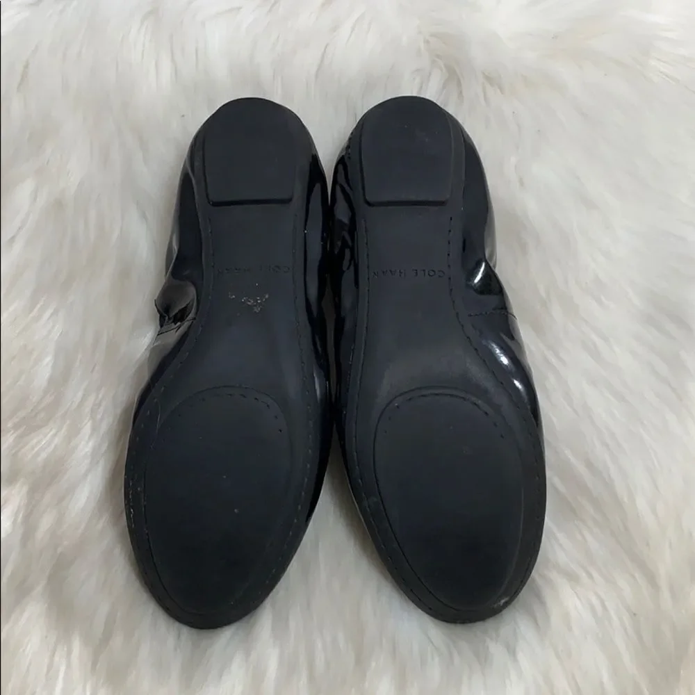 Cole Haan Ashlynn‎  Black Patent Ballet Flats Sz 8